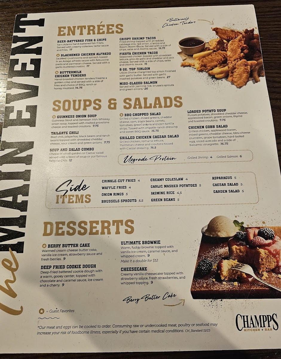 Champps Menu - Image 2